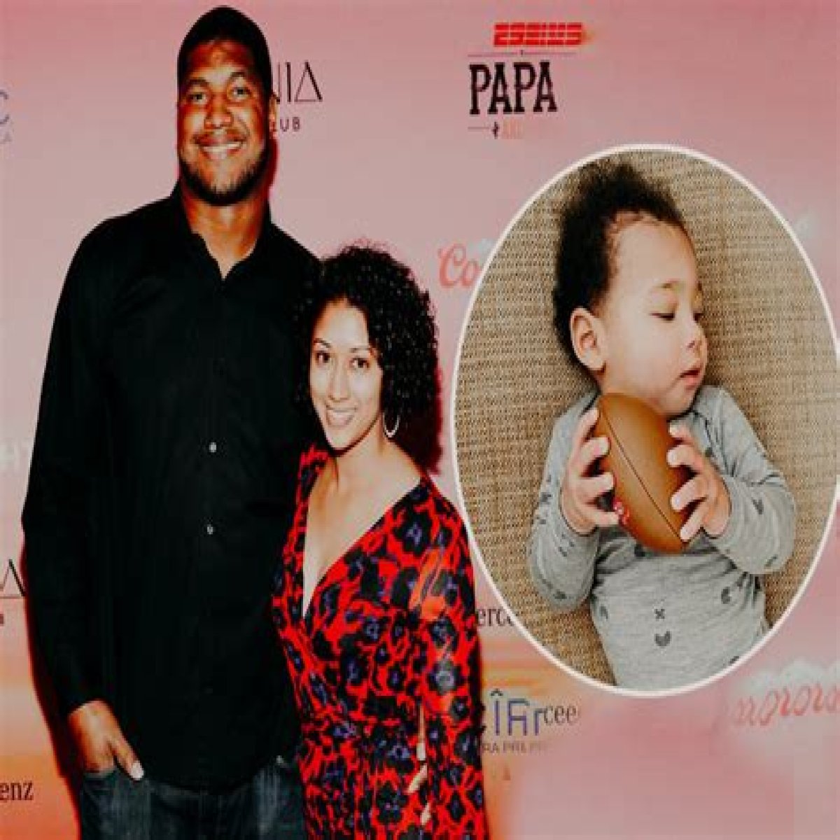 Calais Campbell and Wife Rocio’s Son Seem to to Follow in His Father’s Footsteps.