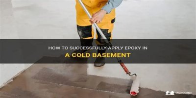 Can you apply epoxy in cold weather?
