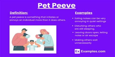 Common Pet Peeves: Everyday Annoyances