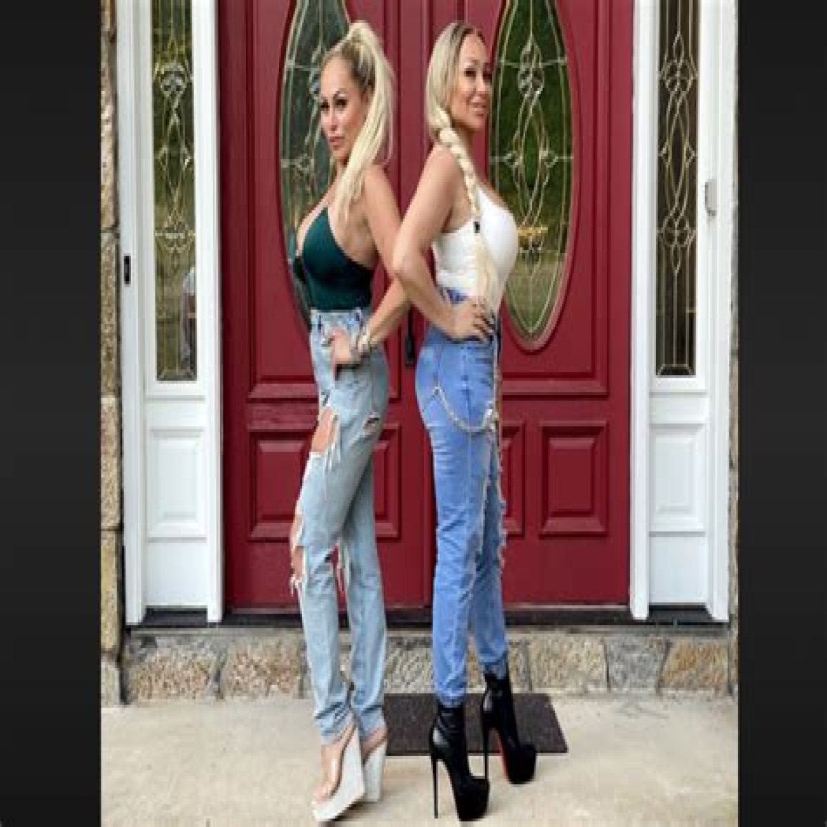   Darcey and Stacey Silva’s heights could explain their love of expensive heels    Tue 21 March 2023 13:14    Helen Williams    