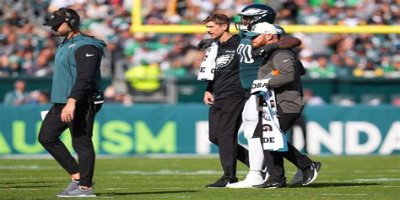DE Josh Sweat regarding Jordan Davis’ ankle injury: “But we’ll adjust”