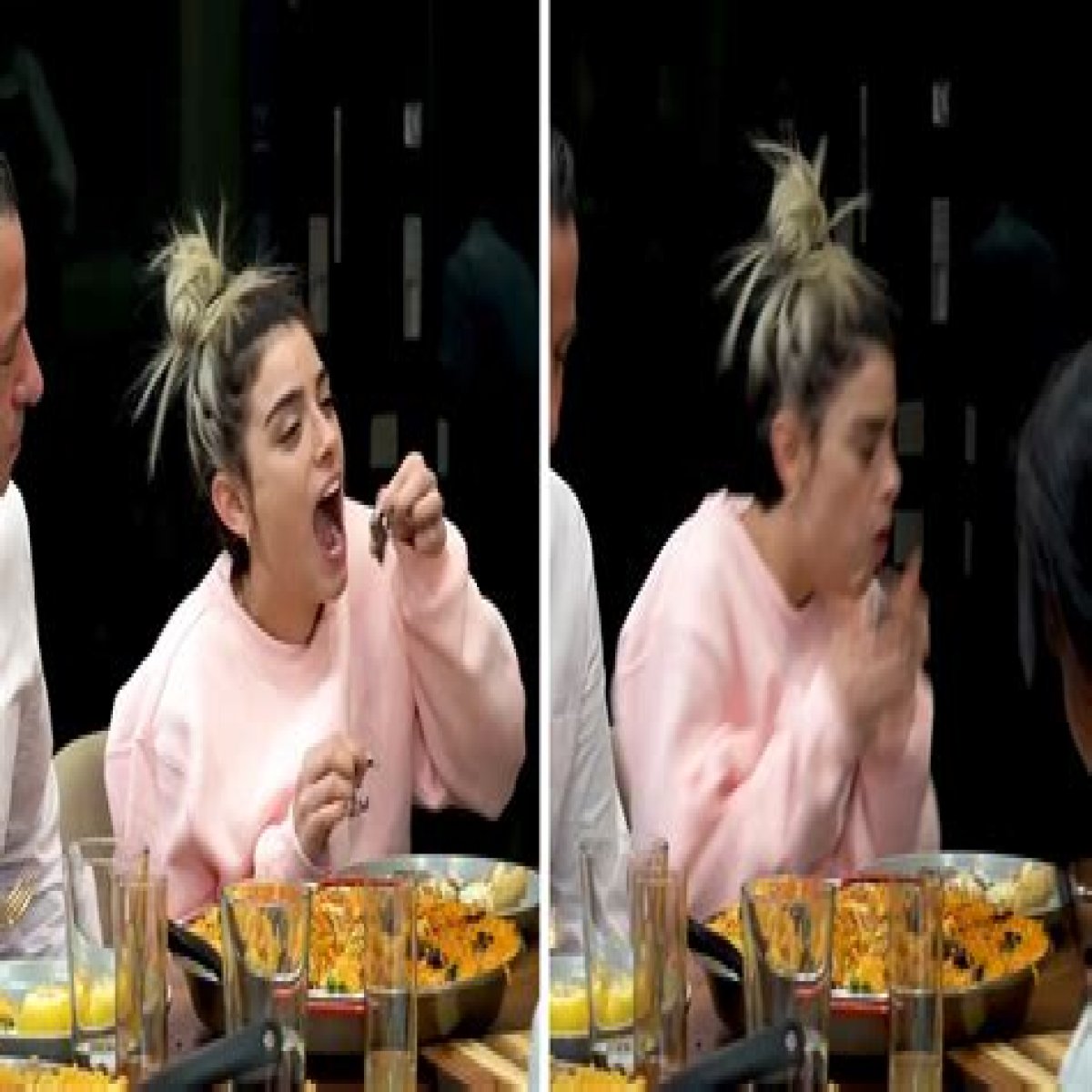 Dixie D'Amelio Appears To Vomit After Eating A Snail