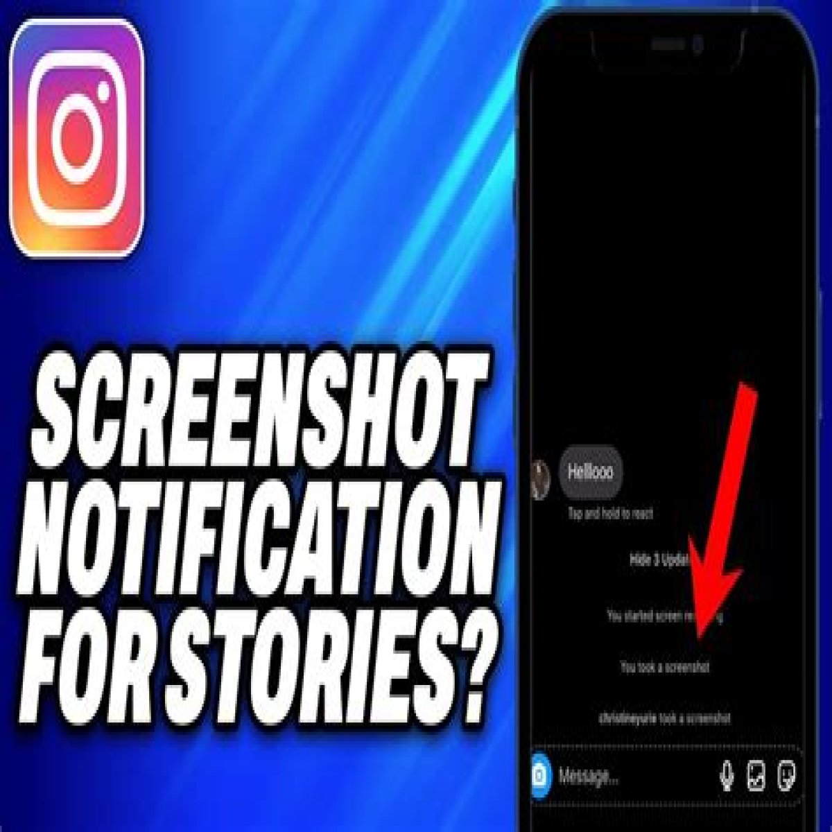 Does Instagram notify when you screenshot a story?