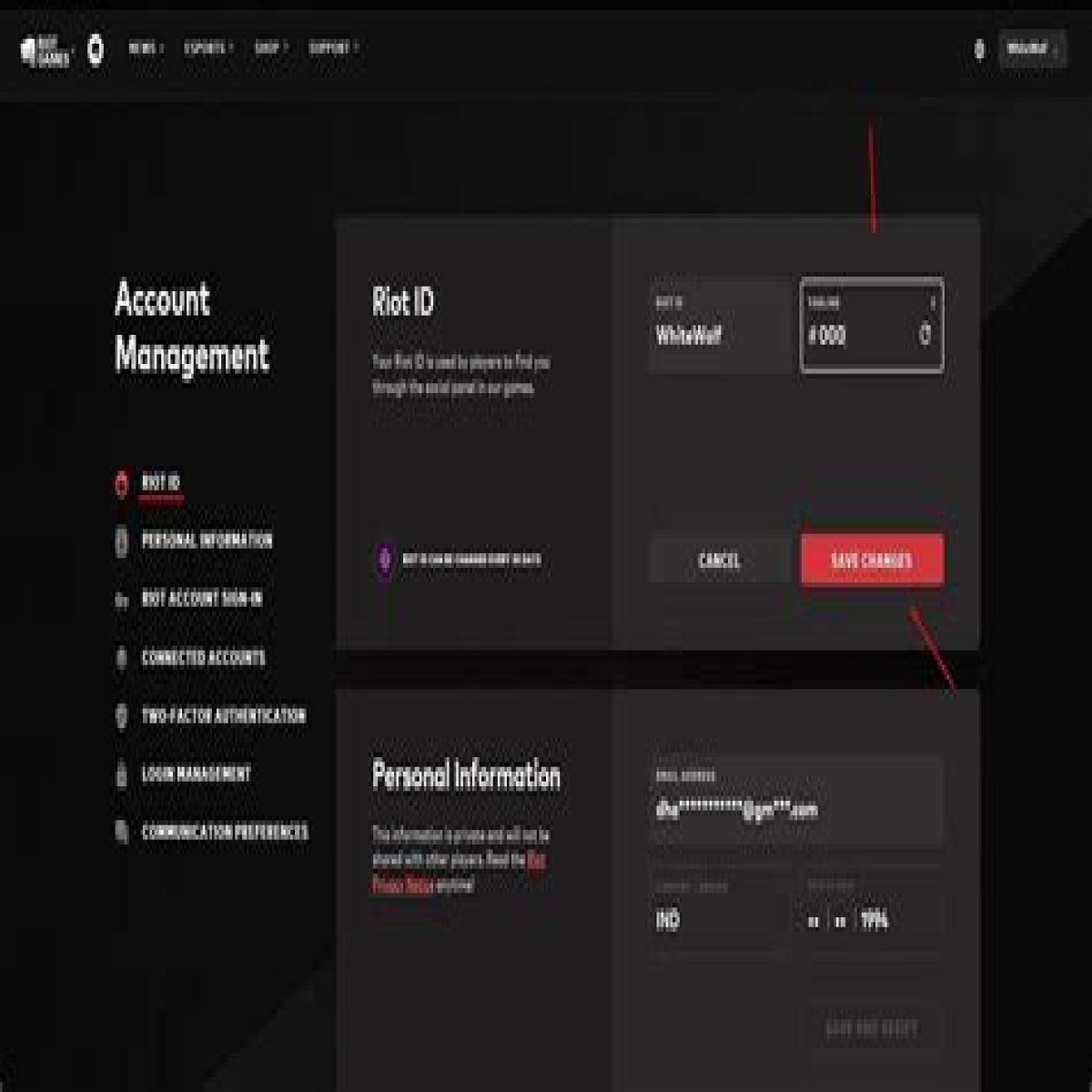 How to change Valorant username