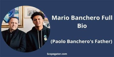Mario Banchero Bio, Age & Facts About Paolo Banchero’s Father