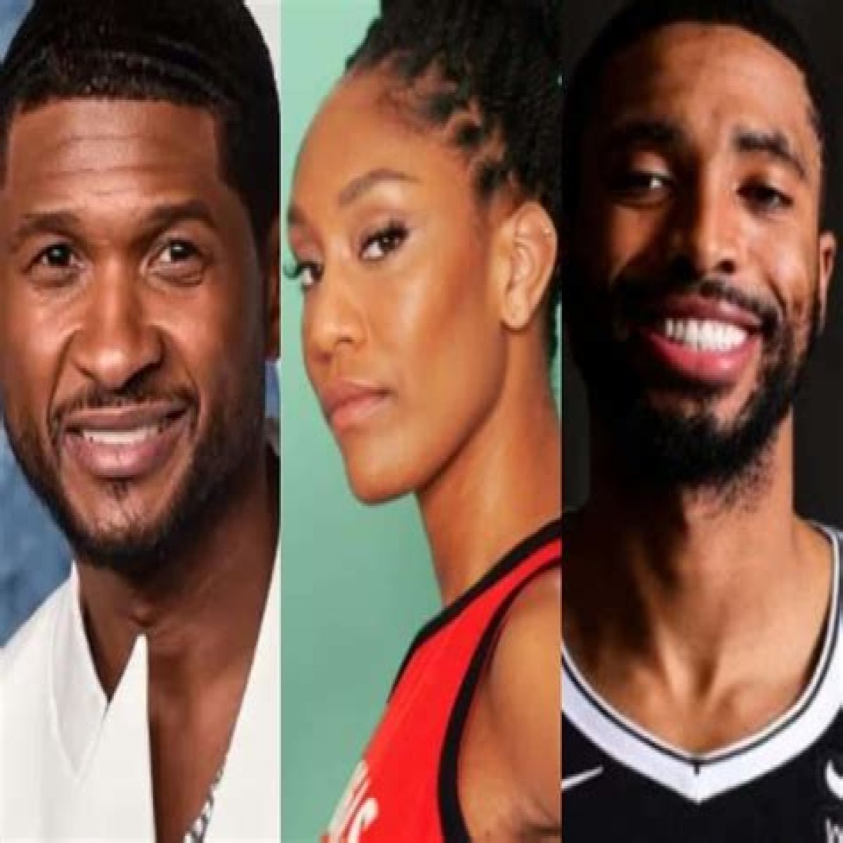 “Mikal Bridges is gonna beat his a*s” – Usher ‘cozies up’ to WNBA superstar A’ja Wilson at concert, NBA fans go BERSERK, claim Nets star to assault popstar