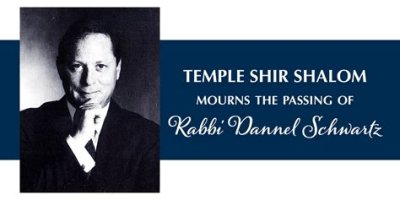 Rabbi Daniel Schwartz, Former Temple Shir Shalom, Died in A Car Crash