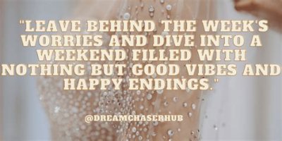Start Your Weekend With Inspiration
