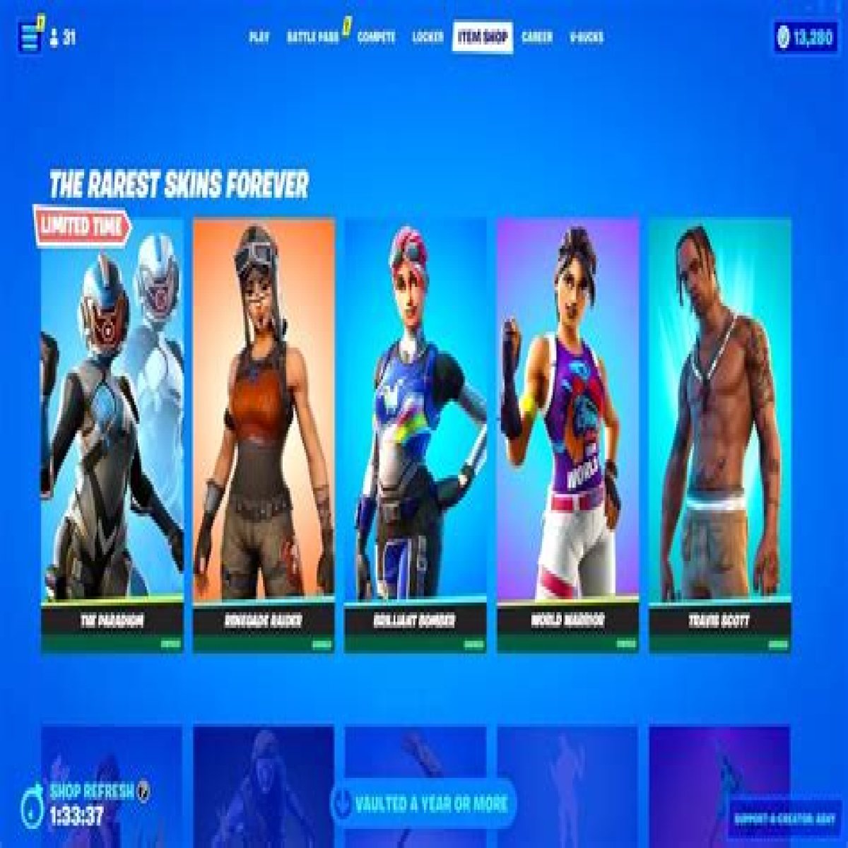 What is the rarest skin in Fortnite: Top 10 list in June 2022