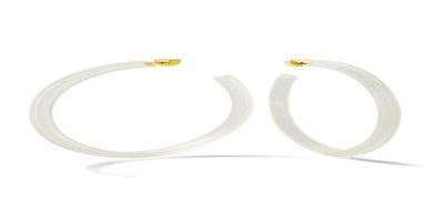 White Hoop Earrings a la Tracee Ellis Ross’ Alison Lou Pair